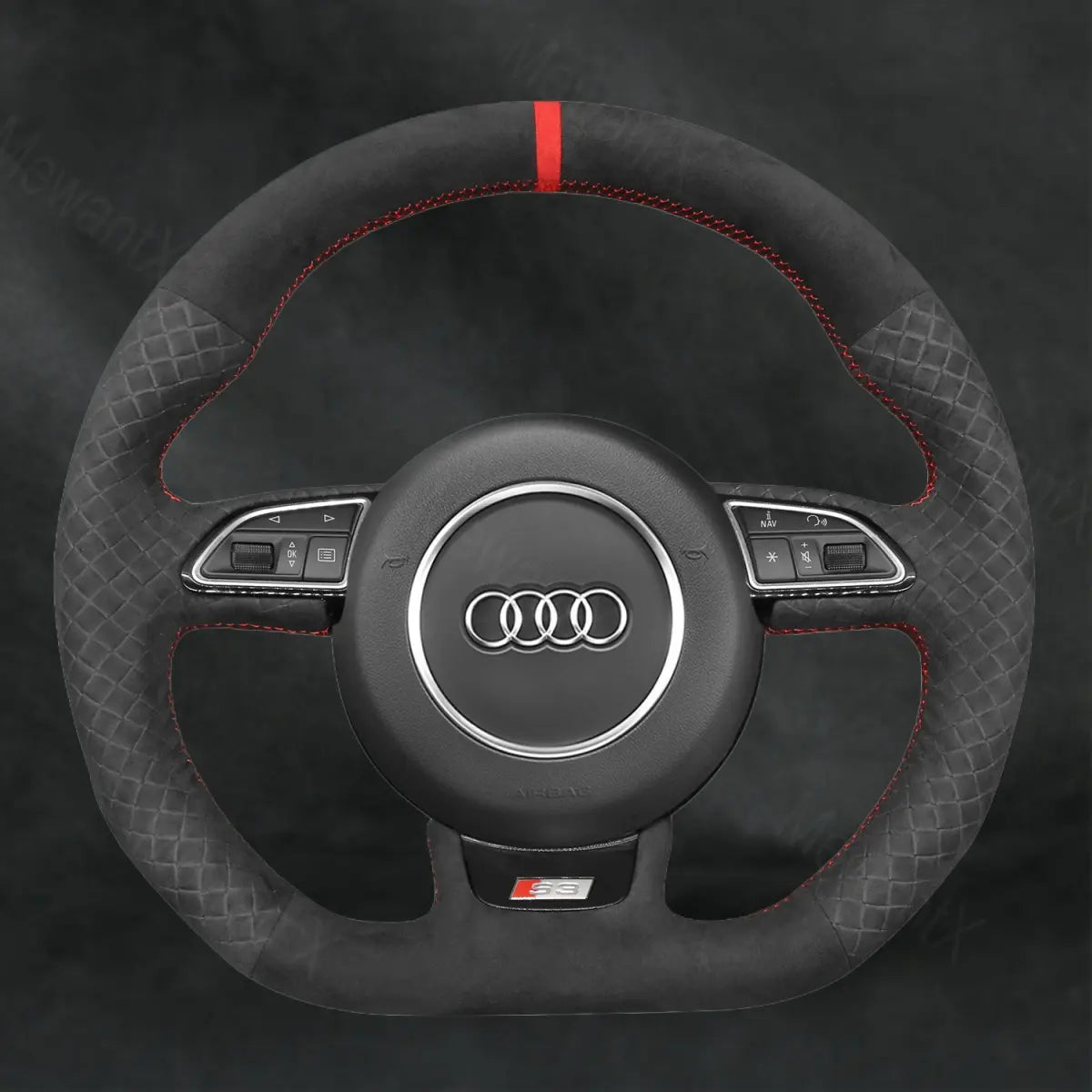 Steering Wheel Cover For Audi S4 2013 - 2016 - Mewantx