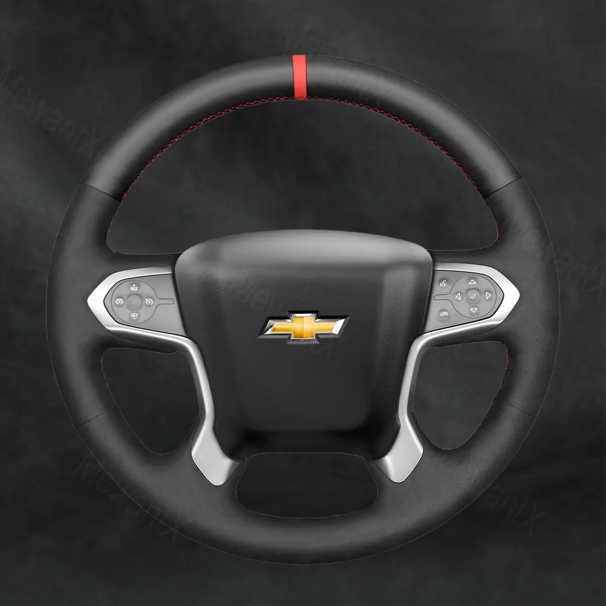 Steering Wheel Cover For Chevrolet Chevy Silverado 1500 LD 2500 3500 4500HD 5500HD 6500HD 2019 - 2025 - Mewantx
