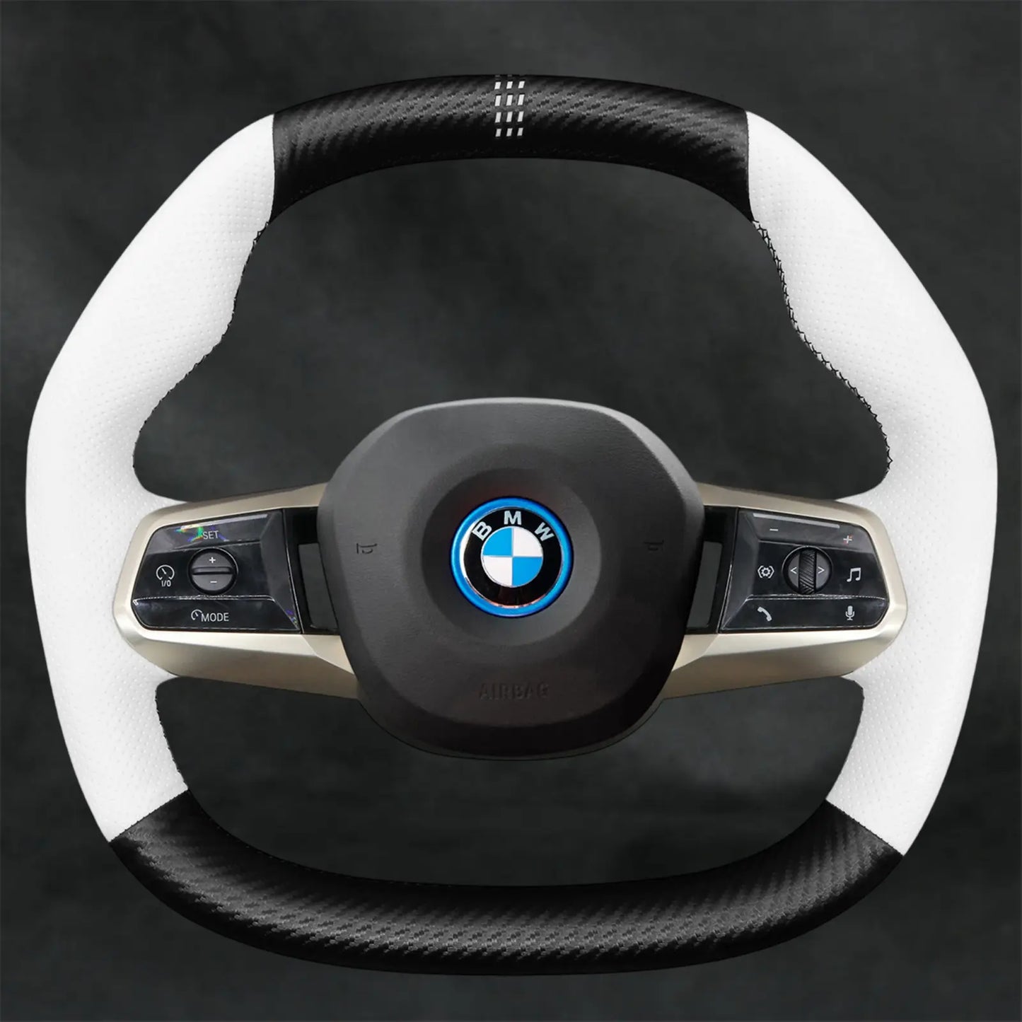 Steering Wheel Cover for BMW iX I20 2021 - 2026 - Mewantx