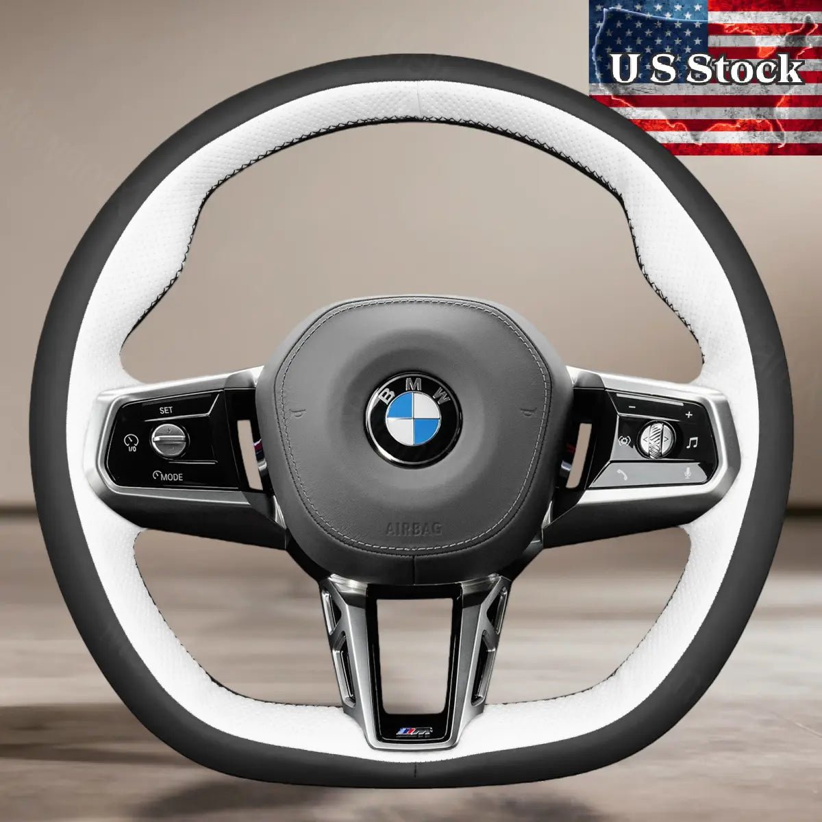 Steering Wheel Cover For BMW M Sport 5 Series G60 G61 2023 - 2025—US STOCK - Mewantx