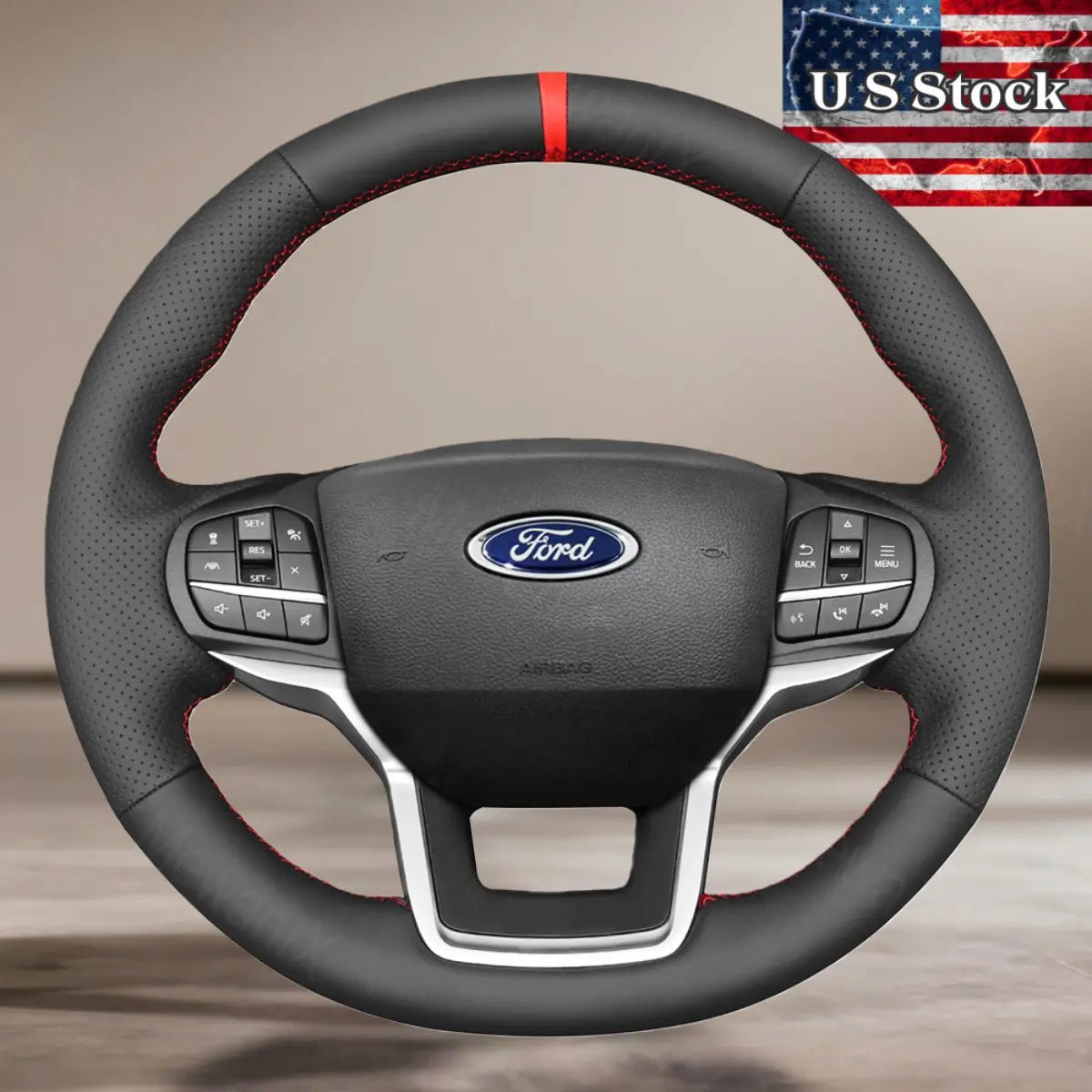 Steering Wheel Cover For Ford Explorer 2020 - 2025—US STOCK - Mewantx