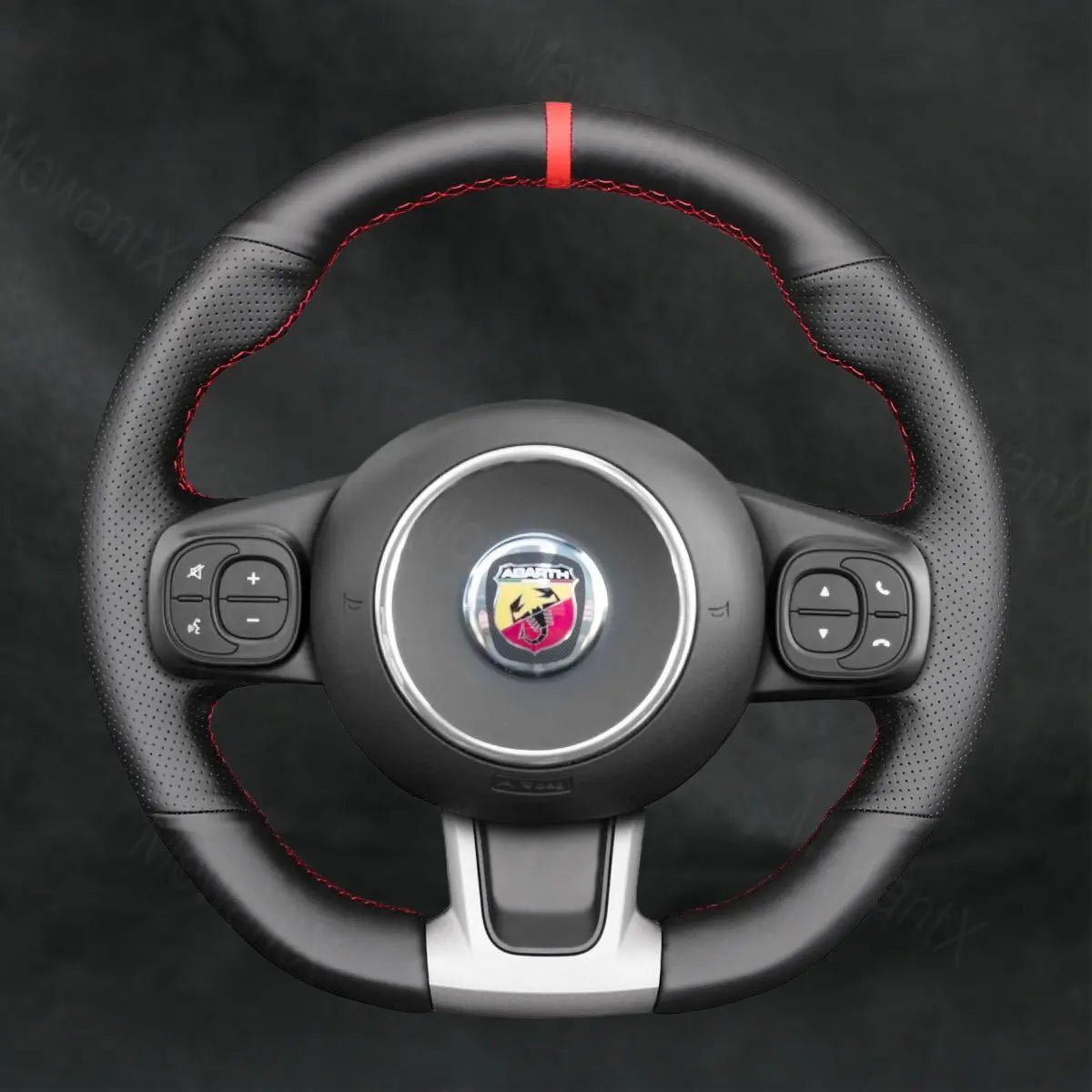 Steering Wheel Cover for Abarth 595C 2016 - 2021 - Mewantx
