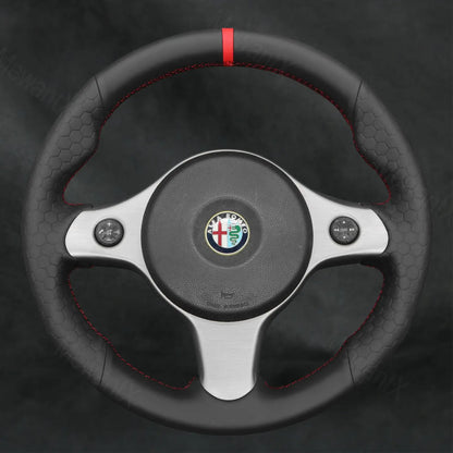 Steering Wheel Cover for Alfa Romeo Brera 2006 - 2011 Type B - Mewantx