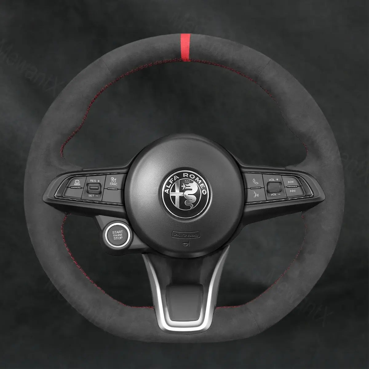 Steering Wheel Cover for Alfa Romeo Giulia 2020 - 2025 - Mewantx