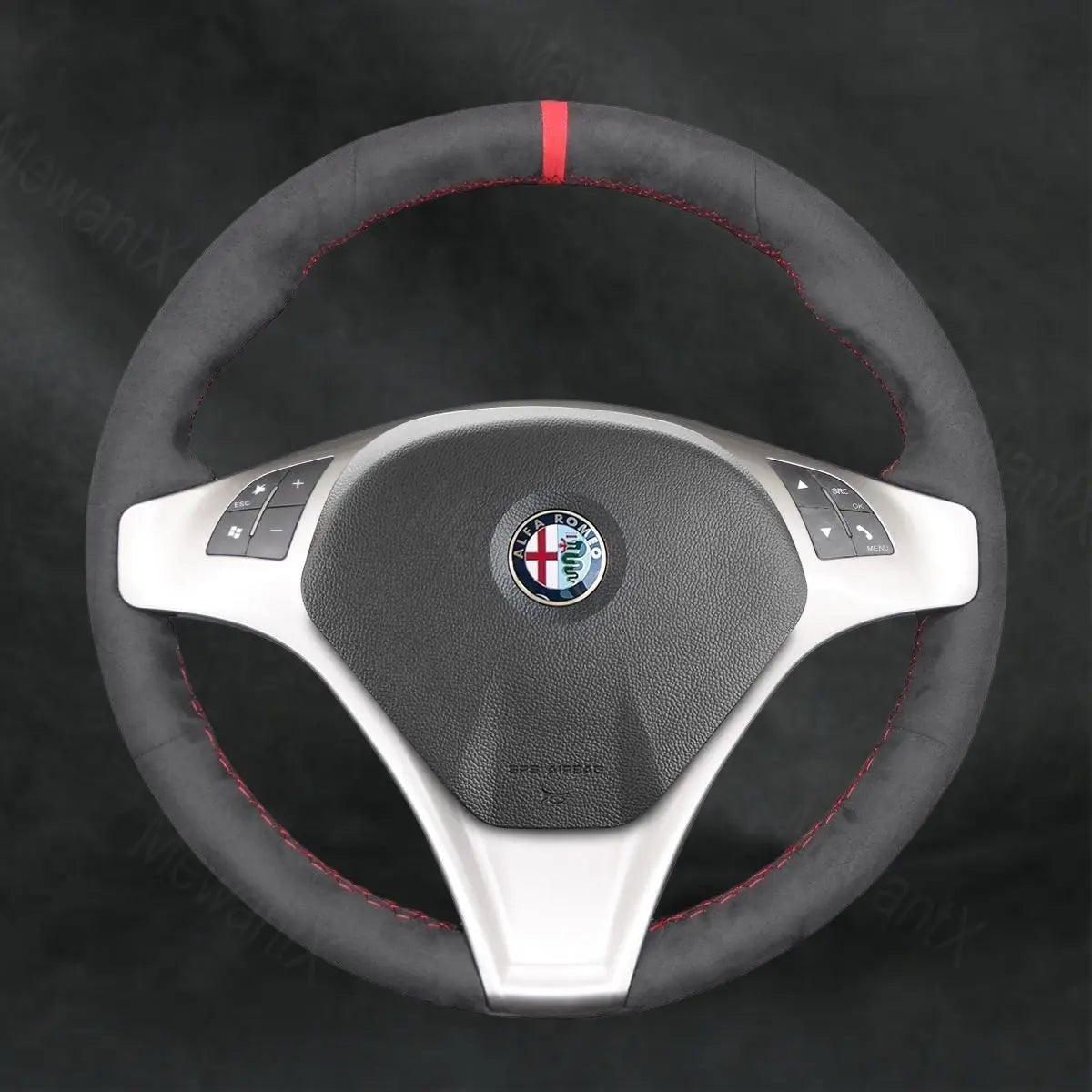 Steering Wheel Cover for Alfa Romeo MiTo 2008 - 2015 - Mewantx
