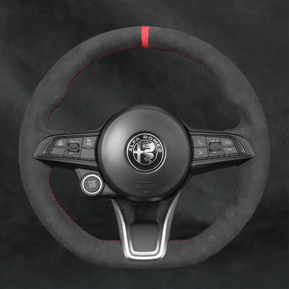 Steering Wheel Cover for Alfa Romeo Stelvio 2020 - 2025 - Mewantx