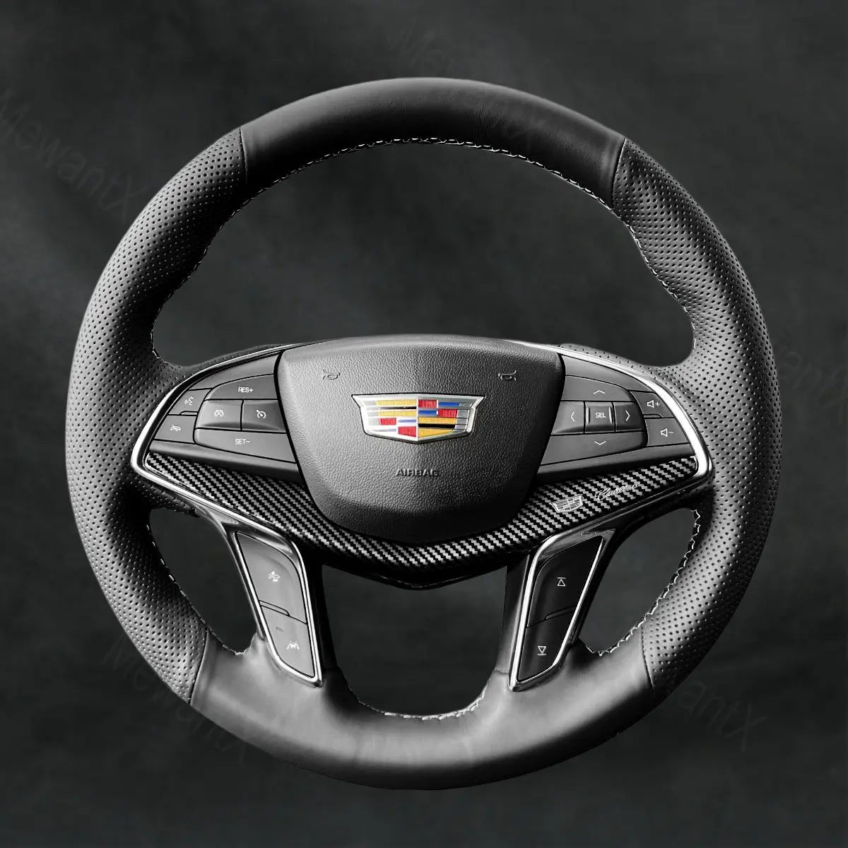 Steering Wheel Cover for Cadillac CT6 2016 - 2018 - Mewantx