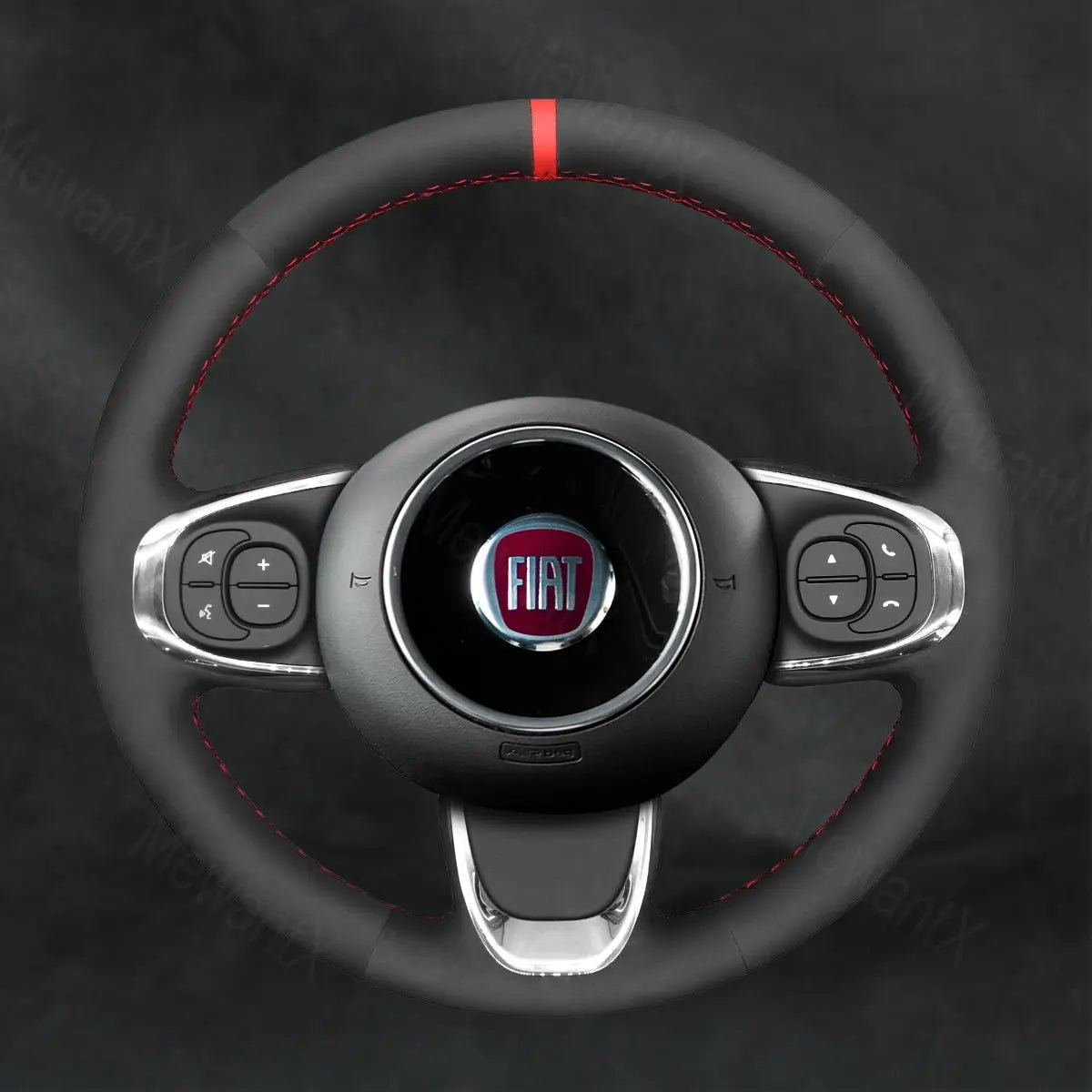 Steering Wheel Cover for Fiat 500 2015 - 2021 - Mewantx