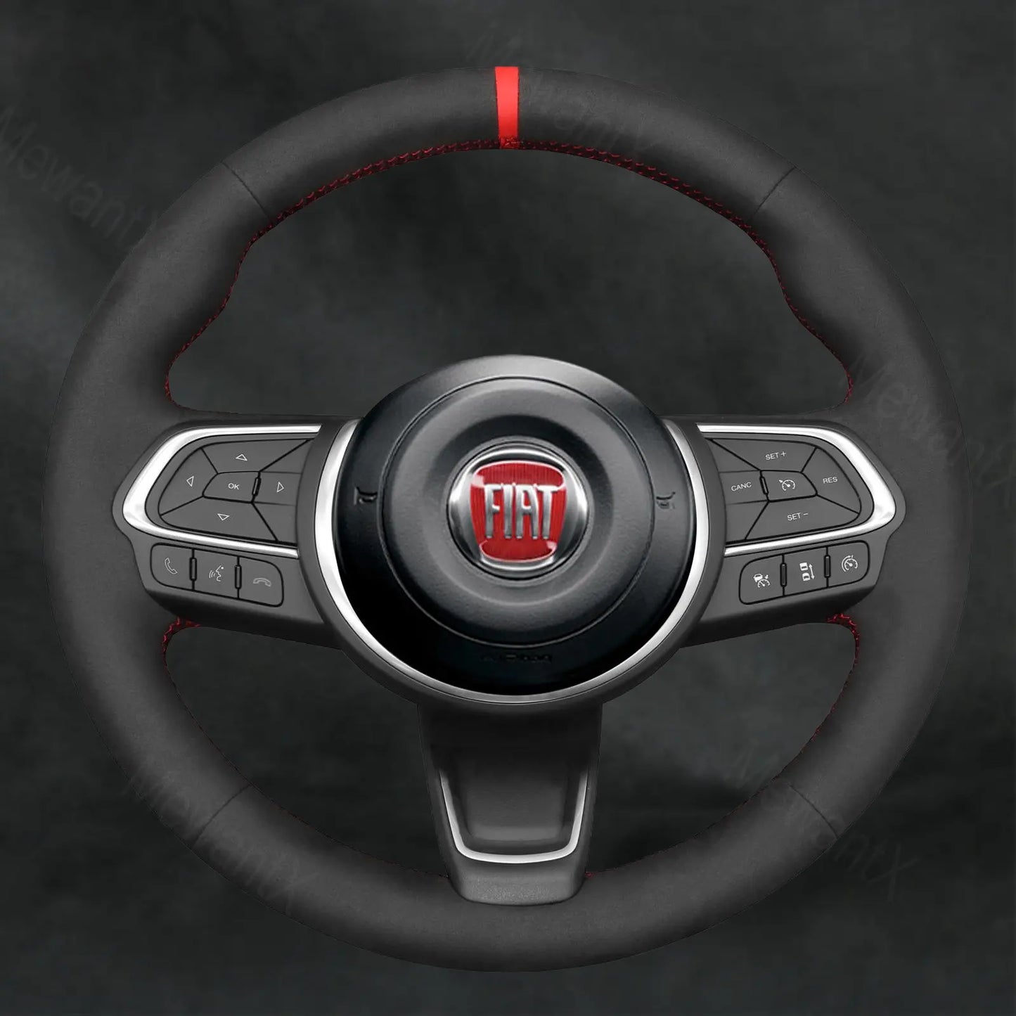 Steering Wheel Cover for Fiat 500X 2022 - 2024 - Mewantx