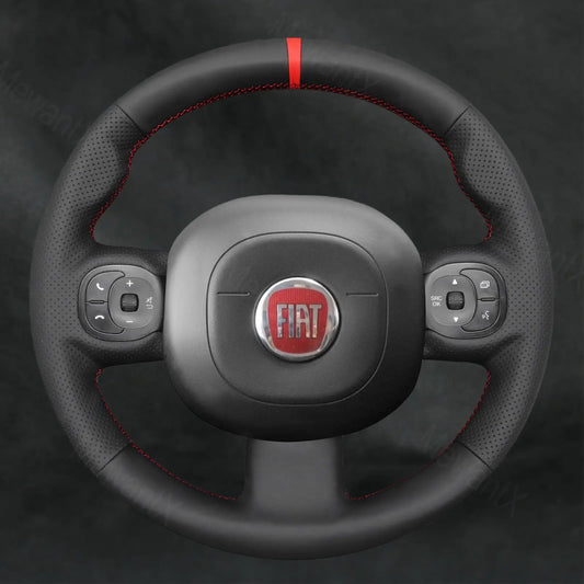 Steering Wheel Cover for Fiat Panda 2012 - 2024 with bulge - Mewantx