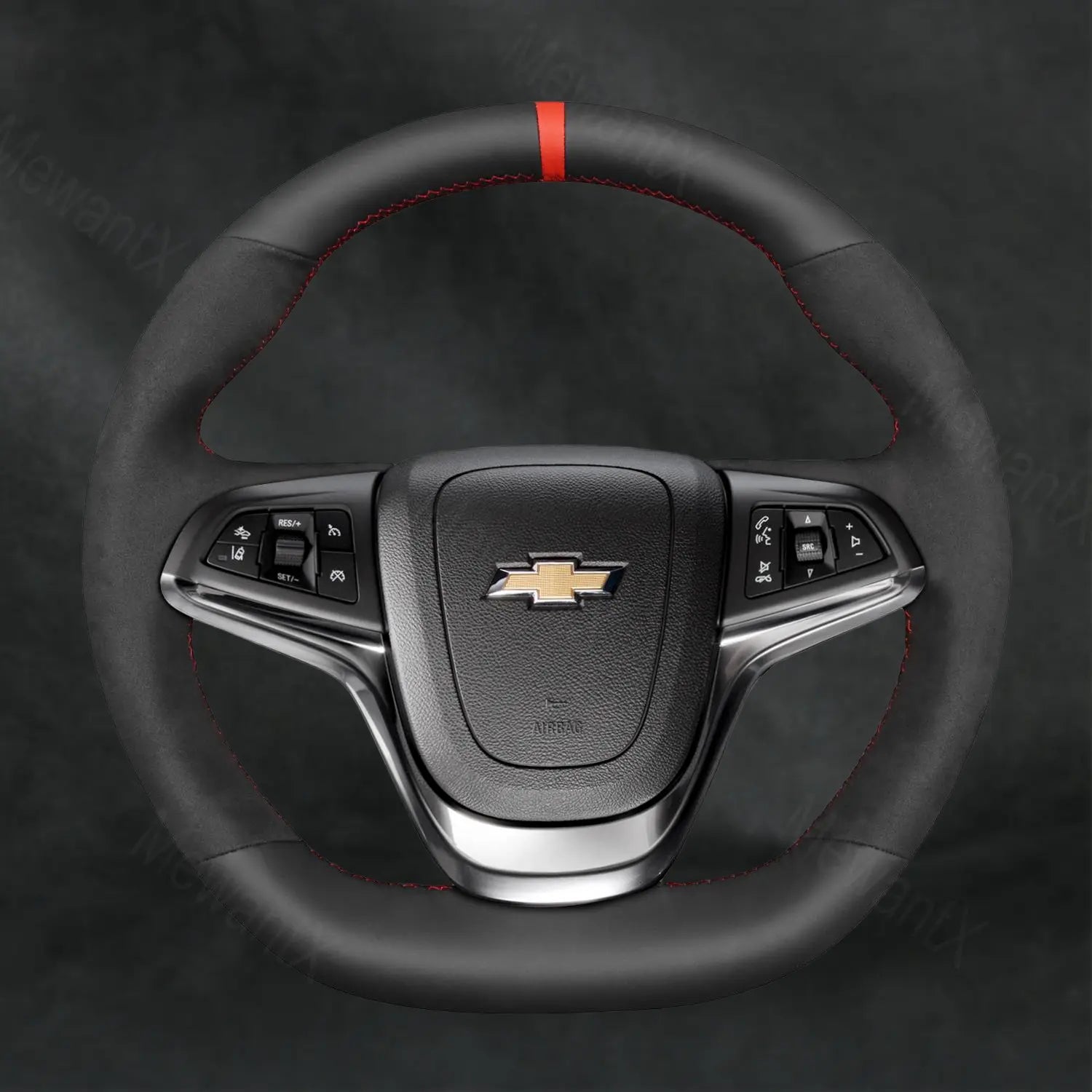 Steering Wheel Cover for Holden Calais 2013 - 2017 Flat Bottom - Mewantx