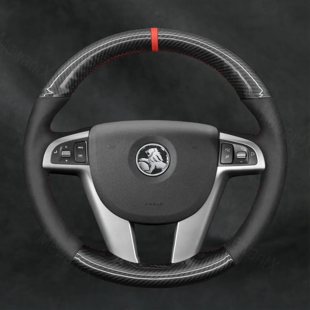 Steering Wheel Cover for Holden Caprice 2006 - 2013 Flat Bottom - Mewantx