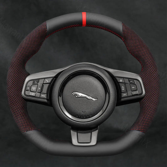 Steering Wheel Cover for Jaguar F - Type X152 2013 - 2020 - Mewantx