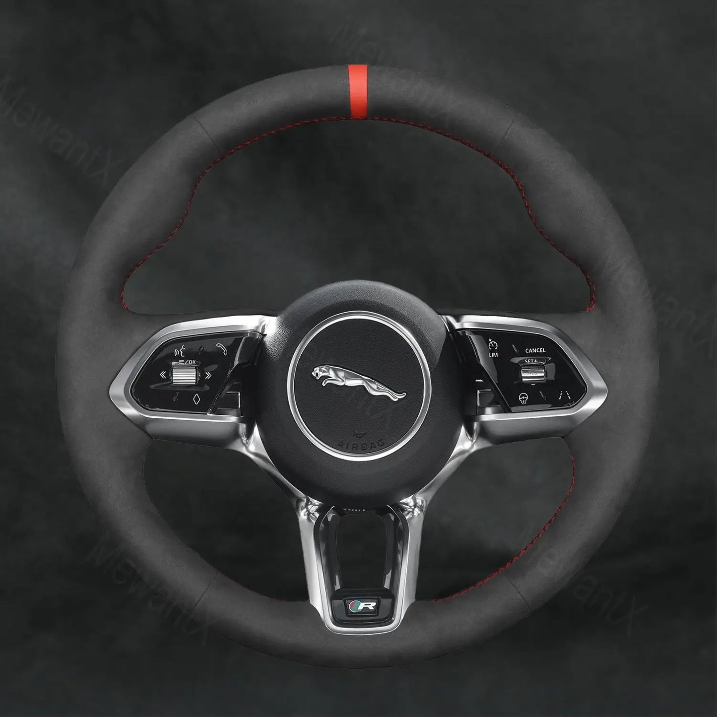 Steering Wheel Cover for Jaguar XF Sportbrake X260 2020 - 2024 - Mewantx