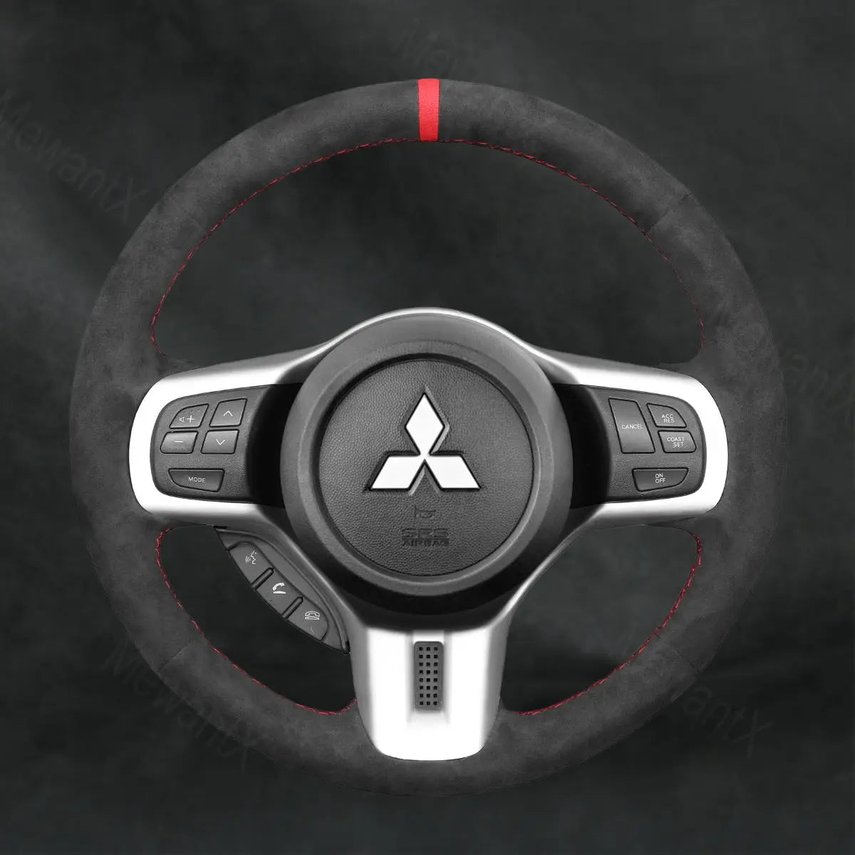 Steering Wheel Cover for Mitsubishi Lancer Evolution 10 X 2008 - 2015 - Mewantx
