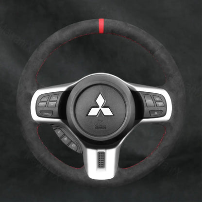 Steering Wheel Cover for Mitsubishi Lancer Evolution 10 X 2008 - 2015 - Mewantx