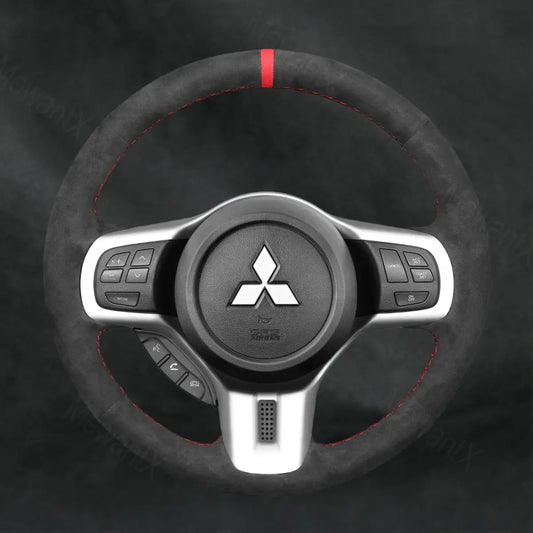 Steering Wheel Cover for Mitsubishi Lancer Evolution 10 X 2008 - 2015 - Mewantx