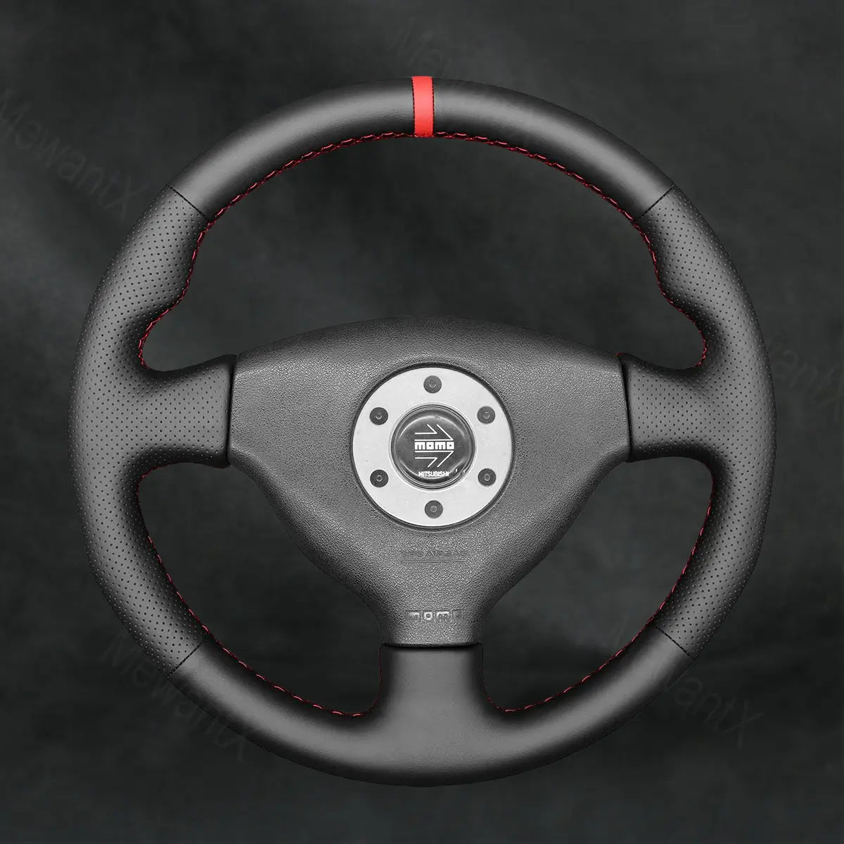 Steering Wheel Cover for Mitsubishi Lancer Evolution 5 V 6 VI 1998 - 2000 - Mewantx