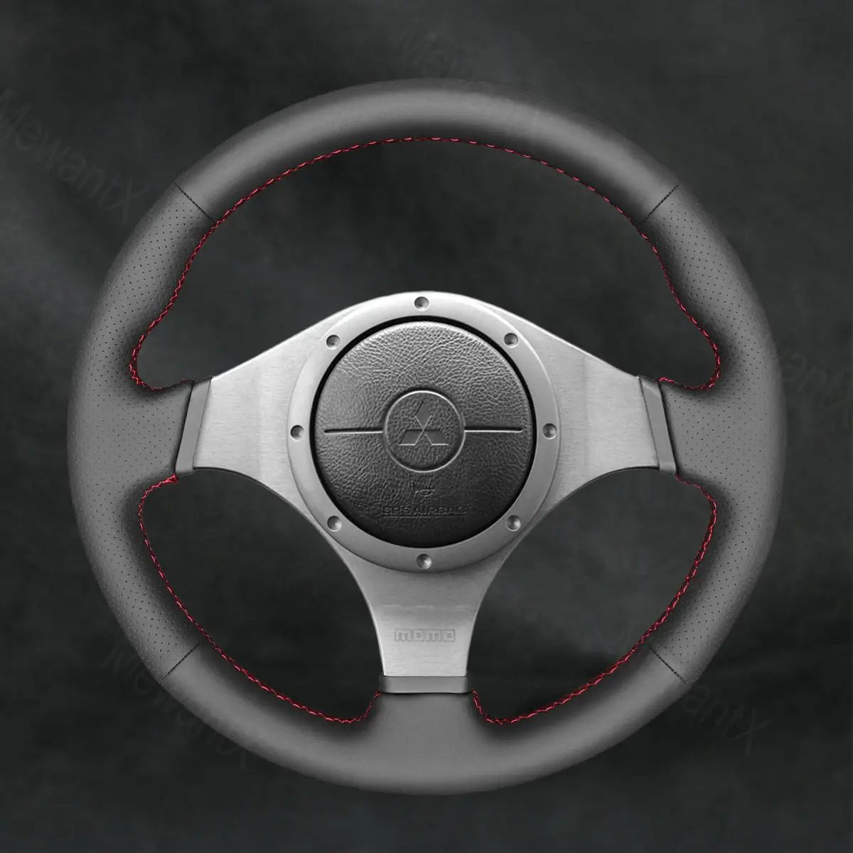 Steering Wheel Cover for Mitsubishi Lancer Evolution 8 VIII 9 IX 2003 - 2006 - Mewantx
