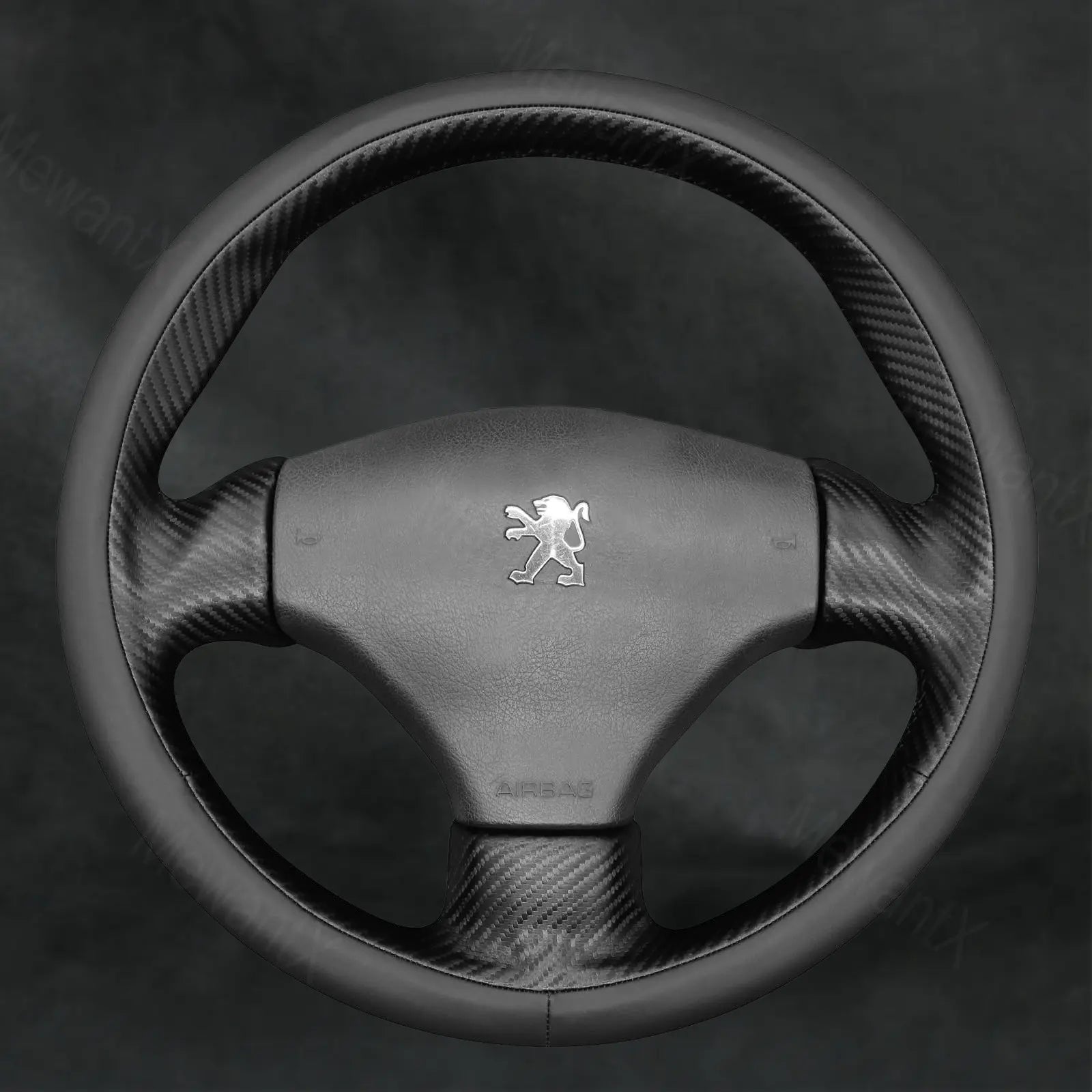 Steering Wheel Cover for Peugeot 206 CC SW 2001 - 2009 - Mewantx