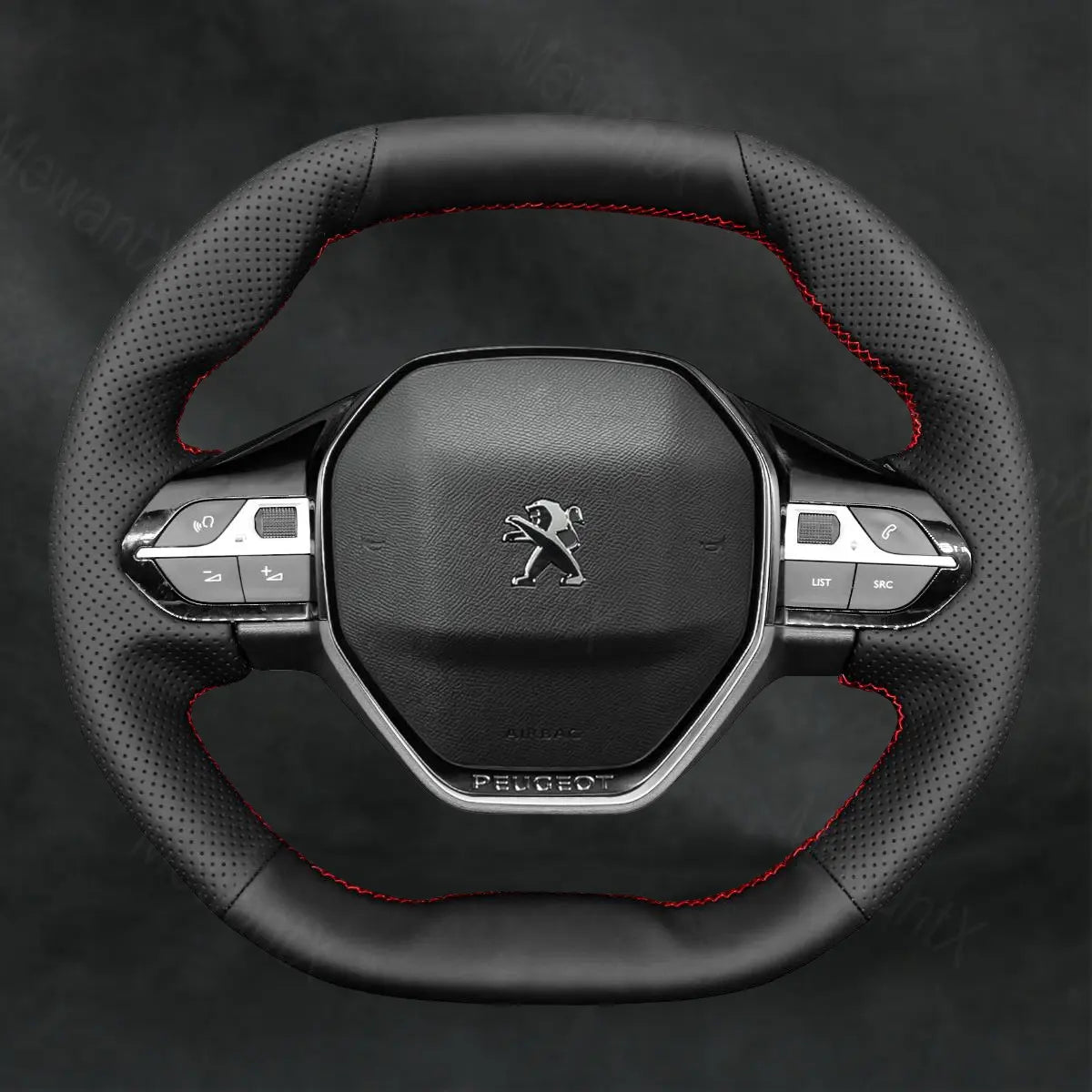 Steering Wheel Cover for Peugeot 3008 2016 - 2025 - Mewantx