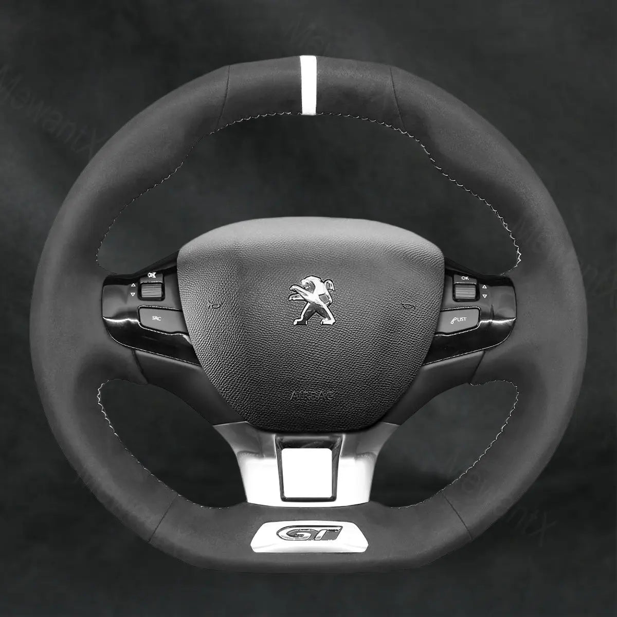 Steering Wheel Cover for Peugeot 308 GT GTi Line 2014 - 2021 - Mewantx