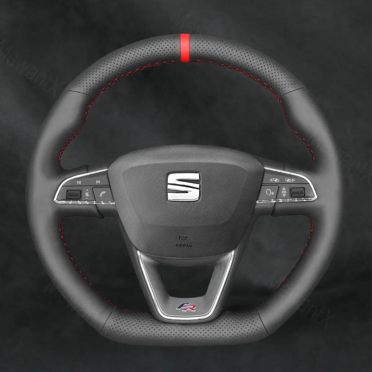 Steering Wheel Cover for Seat Alhambra FR Line 2015 - 2022 - Mewantx