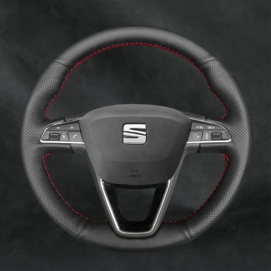 Steering Wheel Cover for Seat Arona 2017 - 2021 with bulge - Mewantx