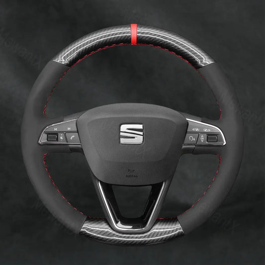 Steering Wheel Cover for Seat Leon 5F 2013 - 2020 - Mewantx