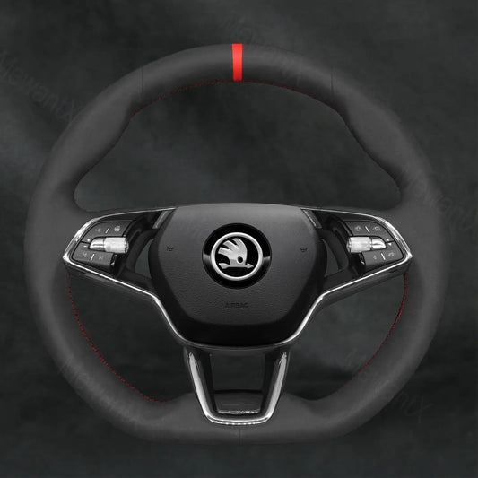 Steering Wheel Cover for Skoda Kodiaq 2021 - 2025 - Mewantx