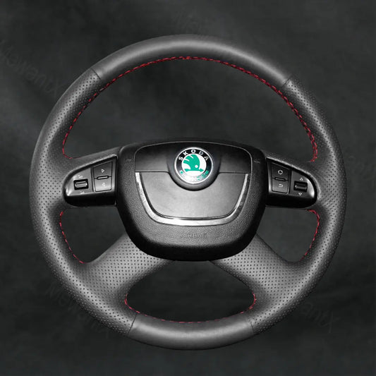 Steering Wheel Cover for Skoda Roomster 2009 - 2012 with Muti - function Button - Mewantx