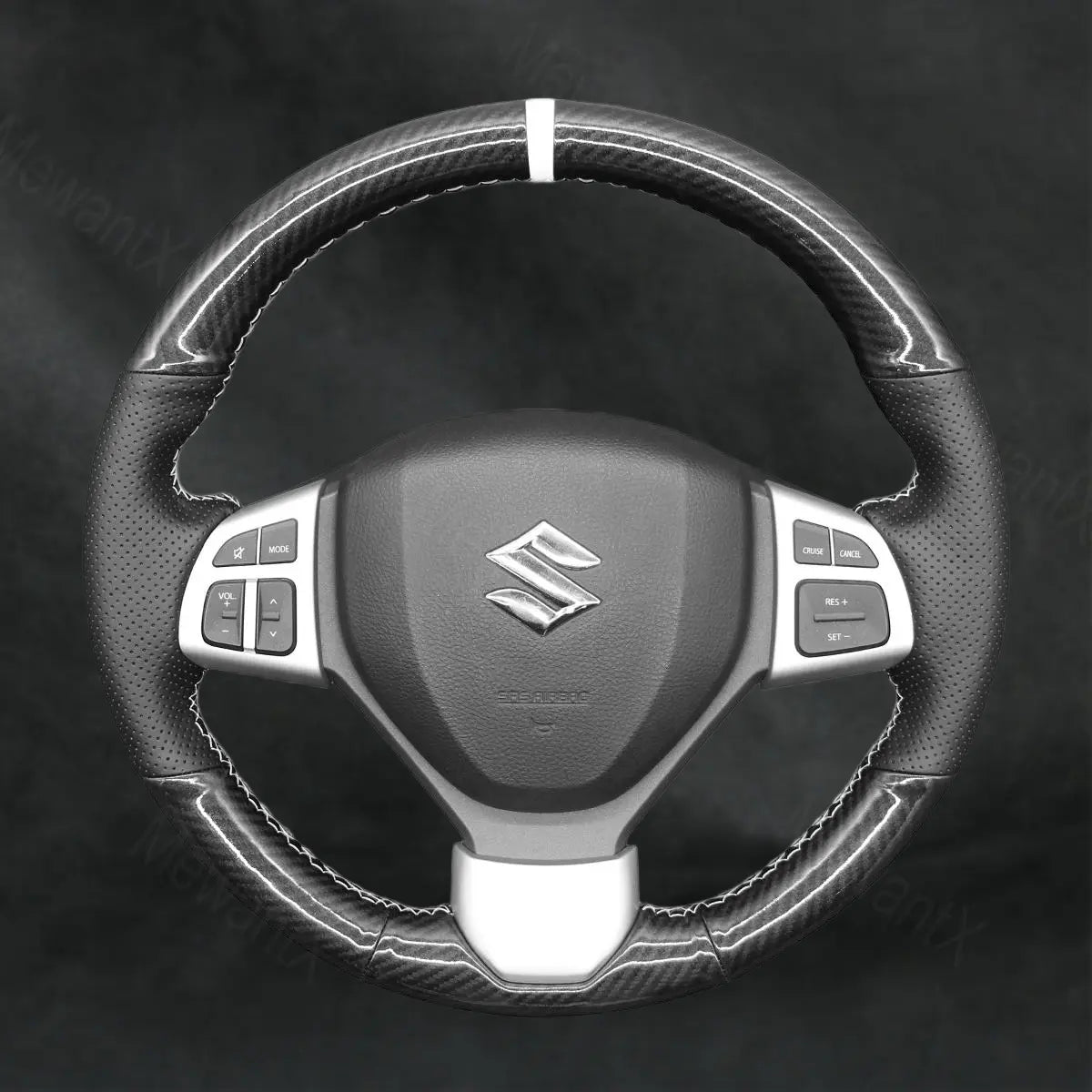 Steering Wheel Cover for Suzuki Vitara S 2016 - 2019 - Mewantx