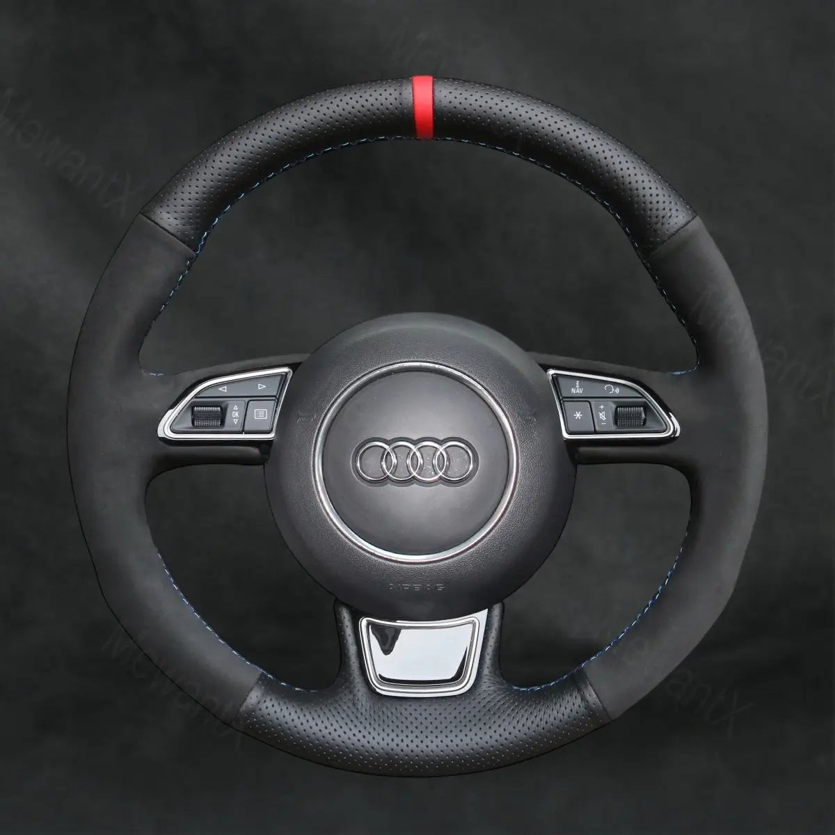 Steering Wheel Cover For Audi A1 Hatchback 2010 - 2018 - Mewantx