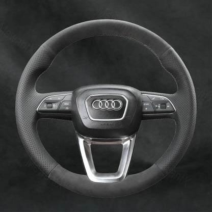 Steering Wheel Cover For Audi A4 Allroad Avant S4 B98W 2015 - 2022 - Mewantx