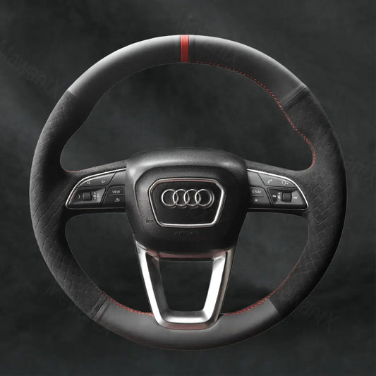 Steering Wheel Cover For Audi A4 Allroad Avant S4 B98W 2015 - 2022 - Mewantx