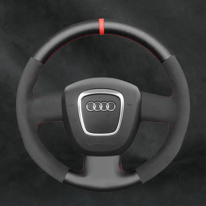 Steering Wheel Cover For Audi A4 B8 2005 - 2012 - Mewantx