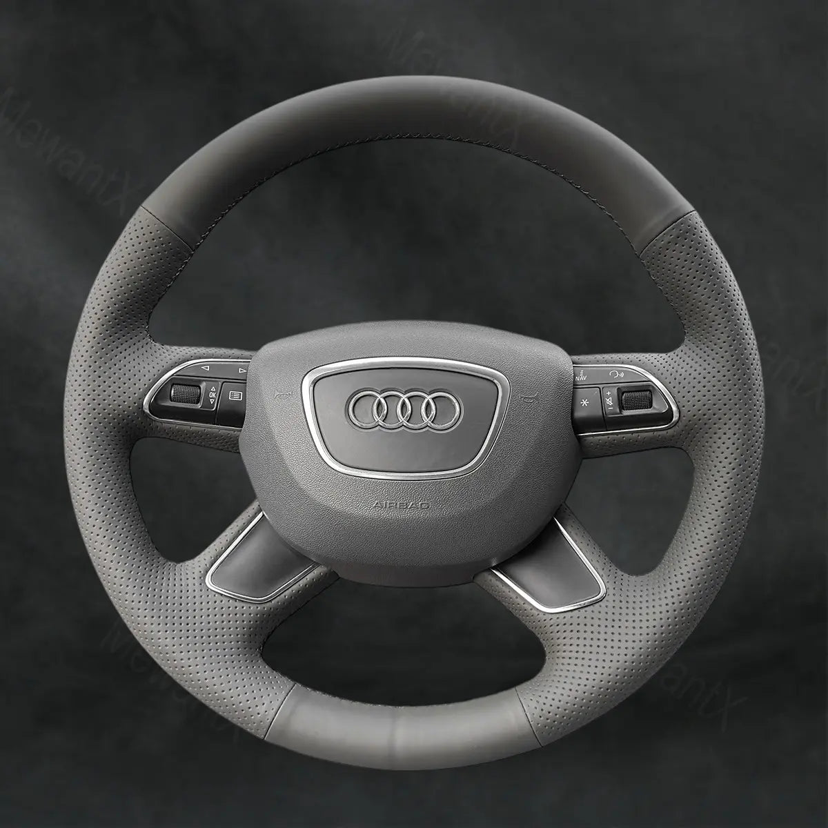 Steering Wheel Cover For Audi A4 B8 2013 - 2016 - Mewantx