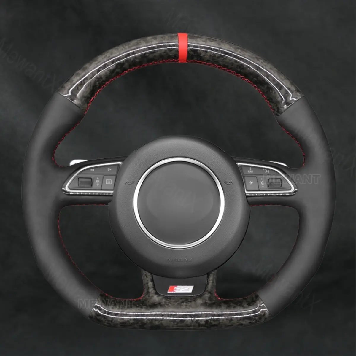 Steering Wheel Cover For Audi A5 2013 - 2017 - Mewantx