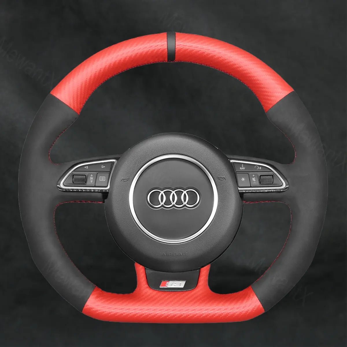 Steering Wheel Cover For Audi A5 2013 - 2017 - Mewantx