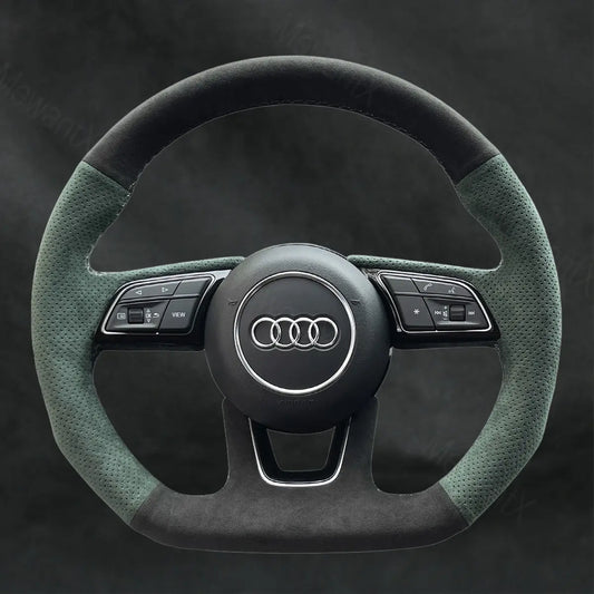Steering Wheel Cover For Audi A5 8W6 S5 8W6 2016 - 2022 - Mewantx