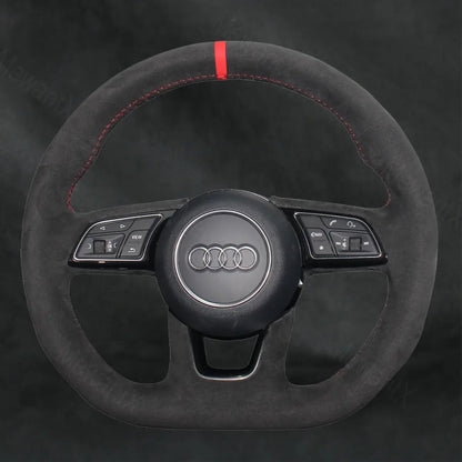 Steering Wheel Cover For Audi A5 8W6 S5 8W6 2016 - 2022 - Mewantx