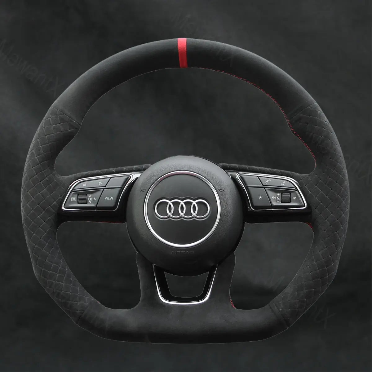 Steering Wheel Cover For Audi A5 8W6 S5 8W6 2016 - 2022 - Mewantx