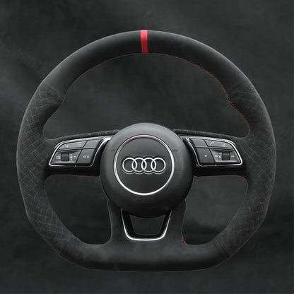 Steering Wheel Cover For Audi A5 8W6 S5 8W6 2016 - 2022 - Mewantx