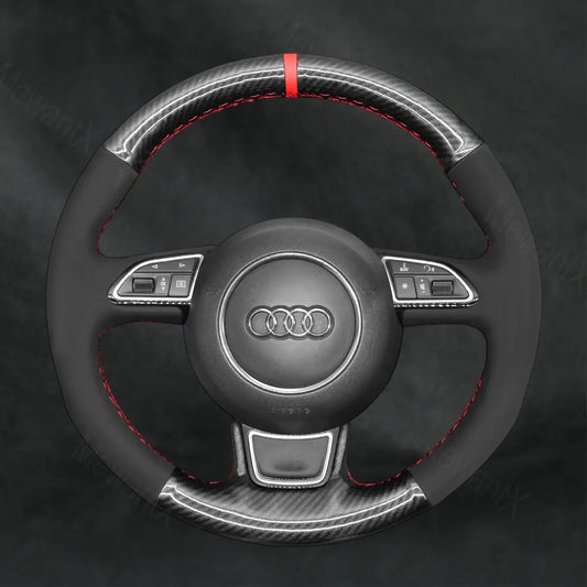 Steering Wheel Cover For Audi A6 2012 - 2018 - Mewantx
