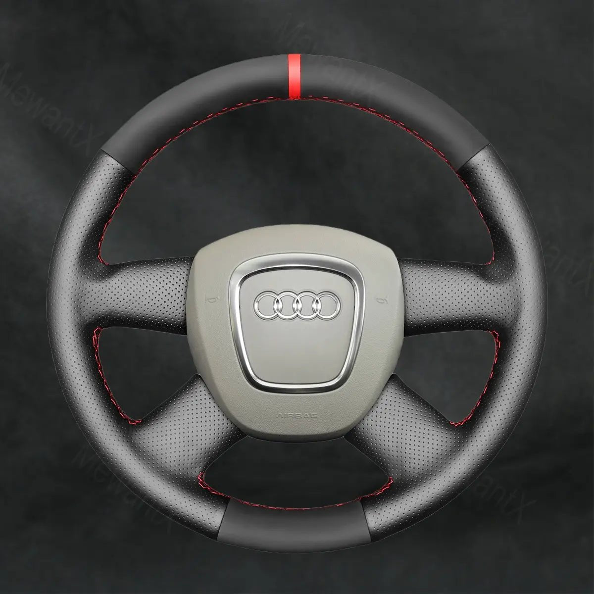 Steering Wheel Cover For Audi A6 C6 2005 - 2011 - Mewantx