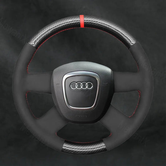 Steering Wheel Cover For Audi A6 C6 2005 - 2011 - Mewantx