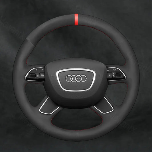 Steering Wheel Cover For Audi A6 C7 2012 - 2014 - Mewantx