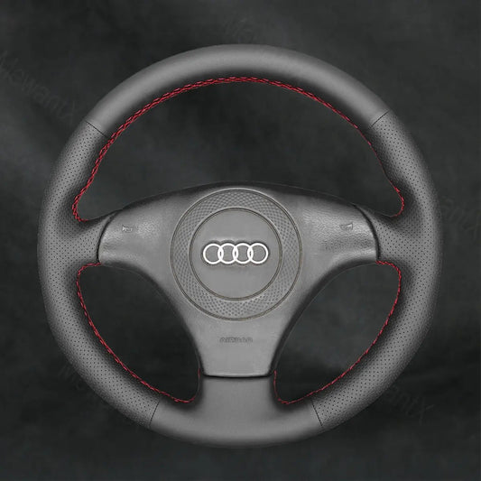 Steering Wheel Cover For Audi A8 D2 Saloon 1998 - 2002 - Mewantx
