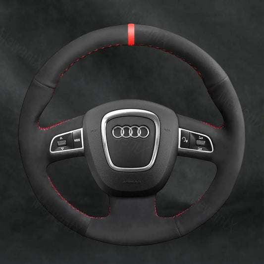 Steering Wheel Cover For Audi A8 L 2006 - 2010 - Mewantx