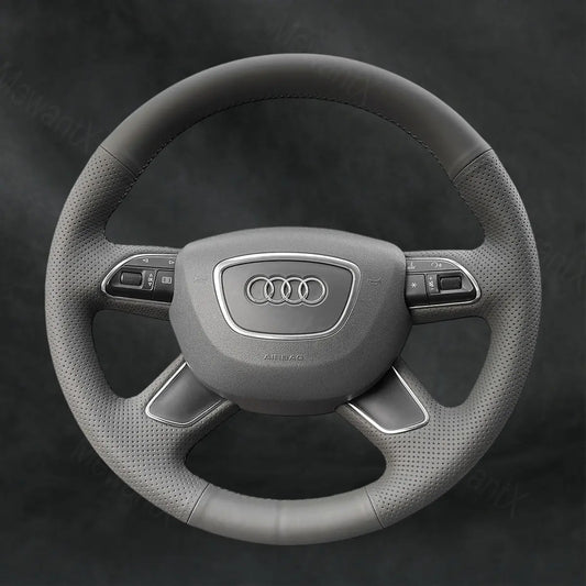 Steering Wheel Cover For Audi A8 L S8 2008 - 2018 - Mewantx